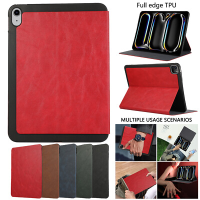 Leather Stand Case Cover For iPad Mini (A17 Pro) 2024 / Mini 6 2021 8.3 inch 