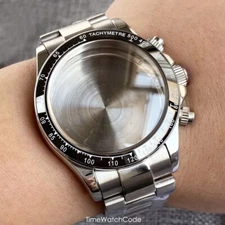 38mm VK63 Watch Case MOD for DAYTONA VK64 Quartz Movement Chronograph Stop Watch