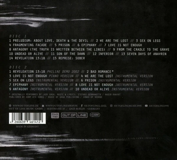 LORD OF THE LOST - ANTAGONY (10TH ANNIVERSARY 2CD EDITION) 2 CD NEU - Bild 2 von 2