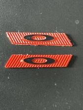 OAKLEY SUTRO LITE SUNGLASSES REPLACEMENT SIDE LOGO ICON RED & BLACK TEMPLE TAG