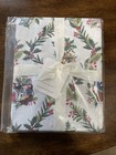 Pottery Barn 12 Days of Christmas Shower Curtain New 72 in Sq 100% Cotton