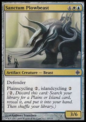 Magic MTG TCG Alara Reborn 2009 Sanctum Plowbeast 10/145