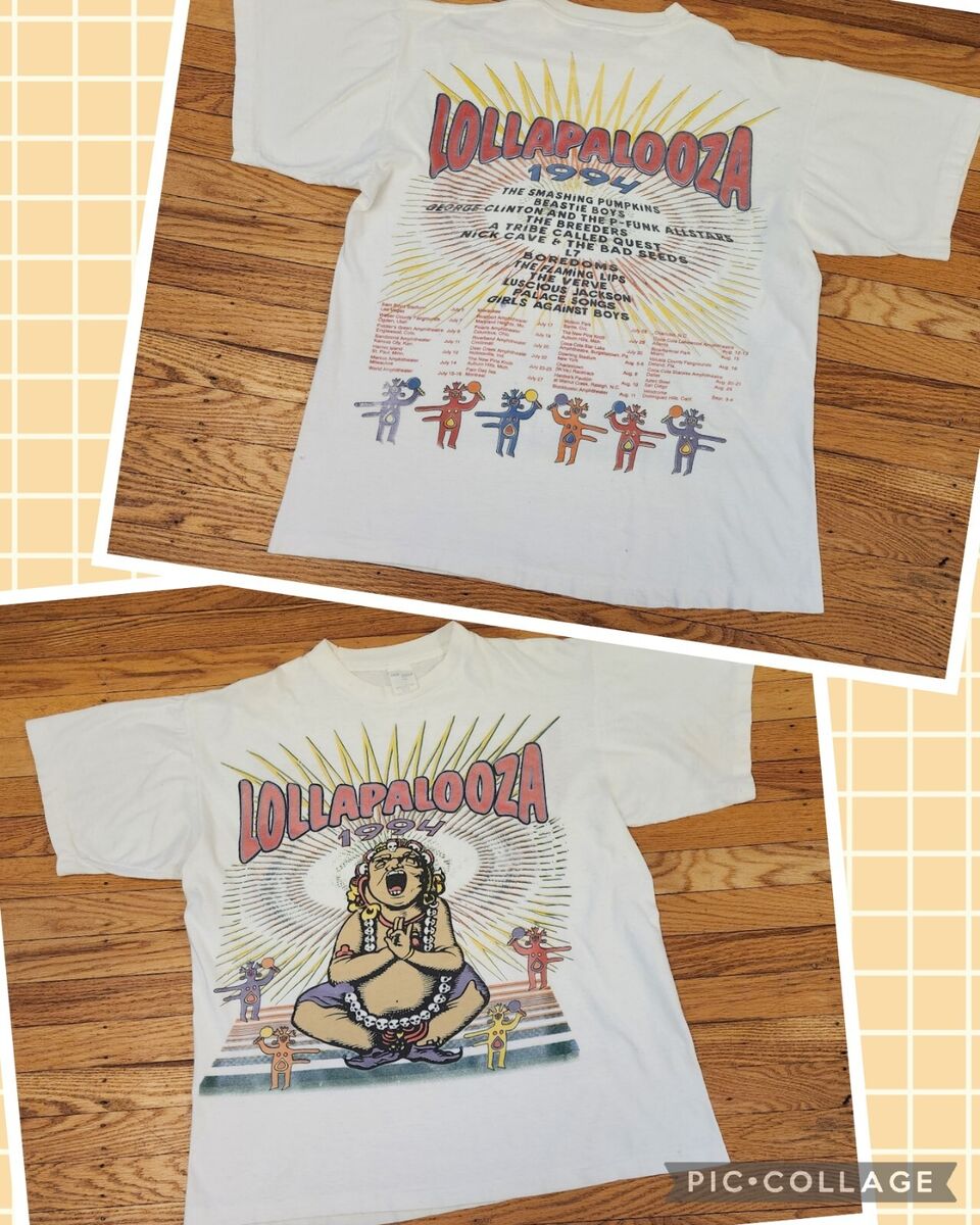 Vintage 90s Lollapalooza Tour T-Shirt XL Single Stitch Vintage 90s Lollapalooza Tour T-Shirt XL Single Stitch