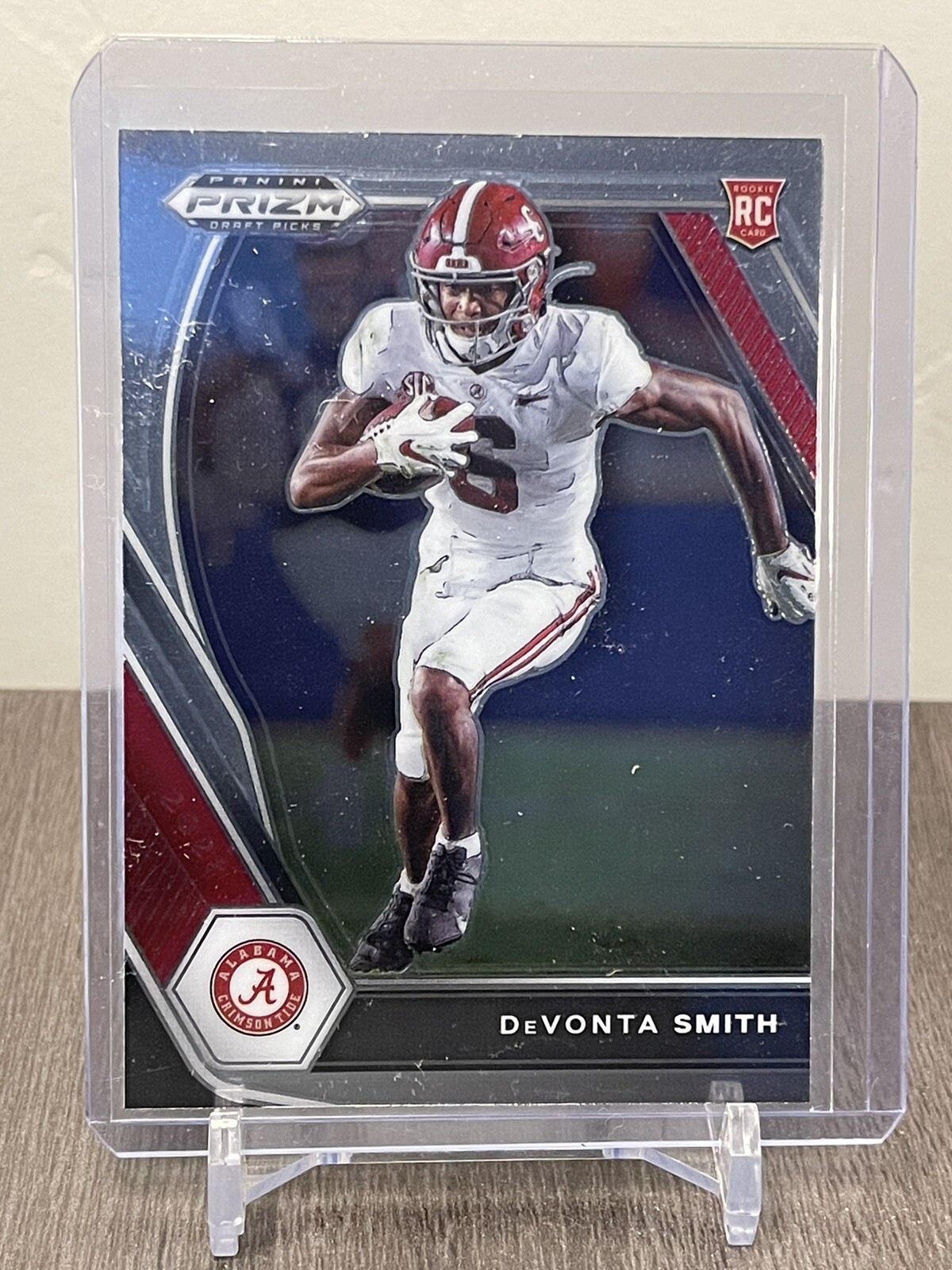DeVonta Smith Philadelphia Eagles 2021 Panini Prizm Draft Picks Card #101 RC