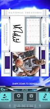 Panini Dunk Digital NT Mitch Richmond 24/99 Lasting Legacies Patch Auto🔥 *Read*