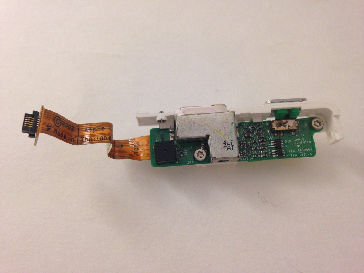 Original Headphone Jack Hold Switch + Cable for iPod Classic 4th