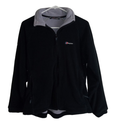 Berghaus Women's full zip Black Fleece Jacket Size 14