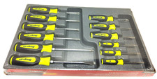 New Snap-on Sgdxw120bh 12pc Soft Grip Combination Screwdriver Set Hi-viz Sealed