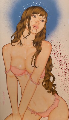 JOHN JOHN JESSE Limited Edition Giclee Print LITTLE VAMP punkpigpen