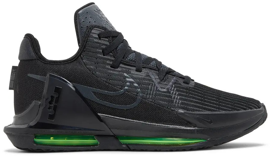 Nike LeBron Witness VI Black Anthracite Volt Basketball CZ4052-004 Mens 13