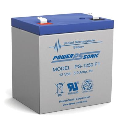 Power-Sonic PS-1250737-12V 5AH SLA Battery Replacement for Suncast Hose Reel PW1