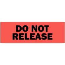 Do Not Release Labels