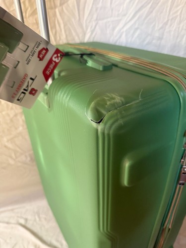 New Tag Gateway 2.0 Hard side Spinner Luggage Large Check In Green 28" - Picture 5 of 9