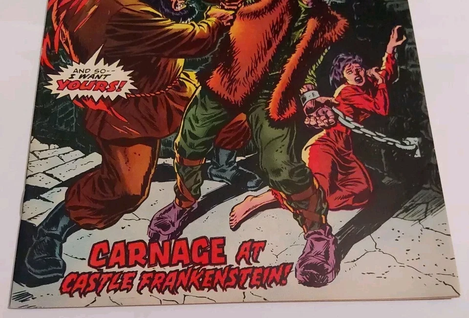 The Frankenstein Monster #11-Marvel Comics 1975-Carnage at Castle Frankenstein! - Image 2 of 4