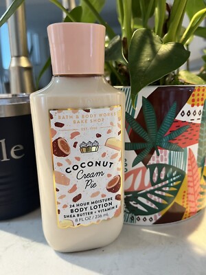 Bath & Body Works Bake Shop Coconut Cream Pie Shea & Vit E Body Lotion 8 Fl OZ