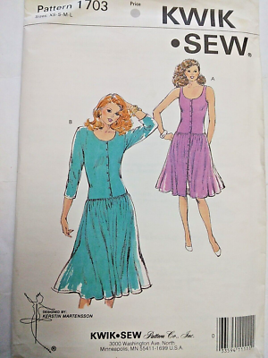 Dress Sleeveless Tank Top XS S M L Kwik Sew 1703 Sewing Pattern Knit Stretch UC | eBay Dress Sleeveless Tank Top XS S M L Kwik Sew 1703 Sewing Pattern Knit Stretch UC | eBay