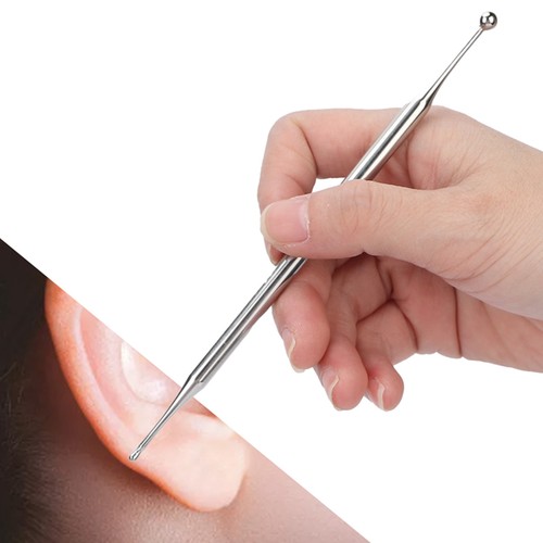 Dual Head Ear Acupuncture Body Point Probe Stainless Steel Portable Massage HG5