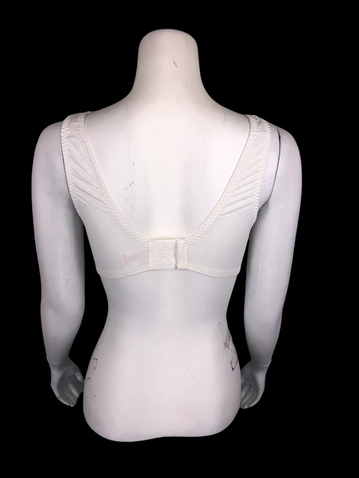 Breezies Women's Set of Two Soft Support Lace Bras Solid Ivory Small Size  - Image 2 of 2