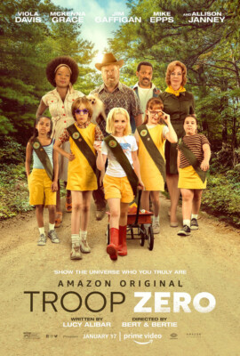 TROOP ZERO MOVIE POSTER 2 Sided RARE ORIGINAL 27x40 VIOLA DAVIS JIM GAFFIGAN