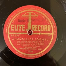 SEE PICS FOR ARTISTS Elite Record 1984 78rpm (Volksmusik, Schlager, Pop)