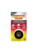 RESCUE TAPE Self-Fusing BLACK Silicone Repair Permanent Waterproof 1" x 12 ft