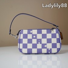 NWT Coach CR394 Nolita 19 /CR825 Mini Skinny Id Case With Checkerboard Print OPT