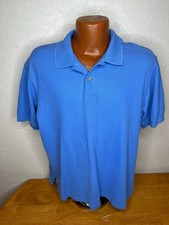 Men's Tommy Bahama Island Zone S/S Polo/Golf Shirt Large L - Blue - Cotton