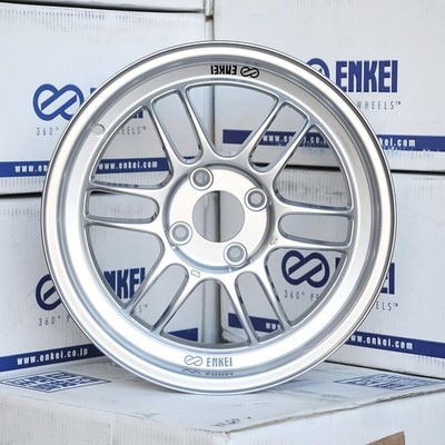Enkei 3795704941SP RPF1 15x7 4x100 +41mm Offset Rotary-Forged Silver Wheel