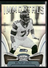 2018 Panini Certified #127 Walter Jones Mirror Silver #/499