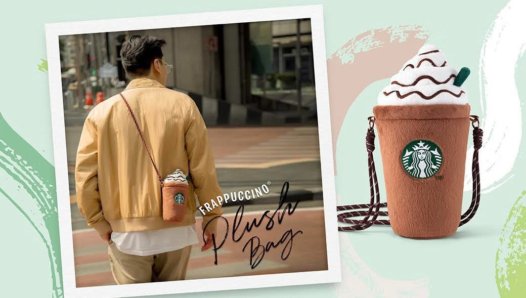 Starbucks Frappuccino Plush Bag 11x22x11 cm. Brand New | eBay