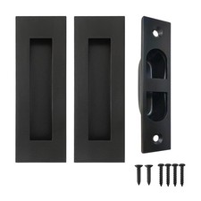 6 Inch Pocket Door Handles Recessed Flush Finger Pulls Edge 304 Stainless