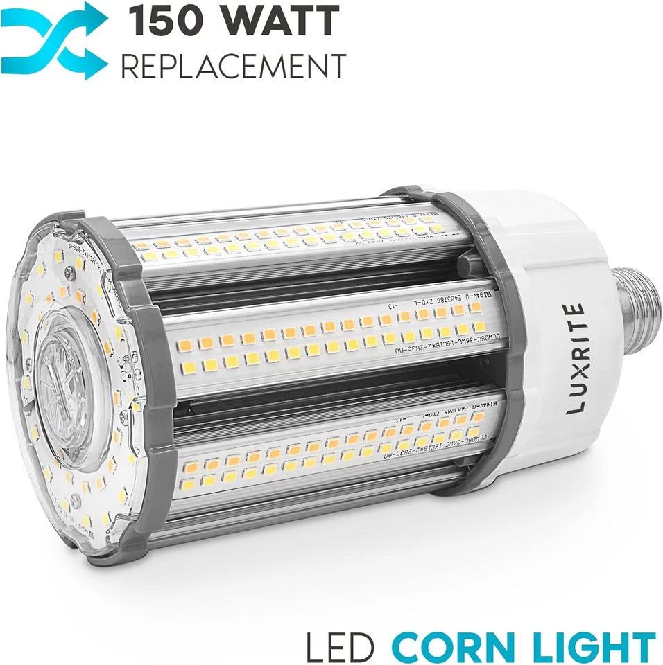 18W/27W/36W LED Corn Light Bulb, 150W HID Equivalent, 3 Color Selectable 3000K-5 - Image 4 of 4
