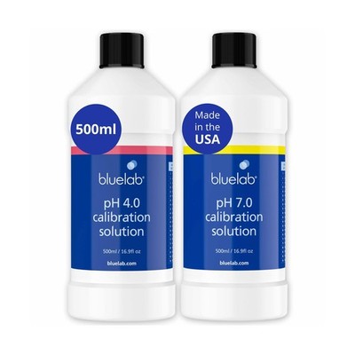 Bluelab pH 4.0 & 7.0 Calibration Solution Kit - pH Meter & pH Pen Calibration...