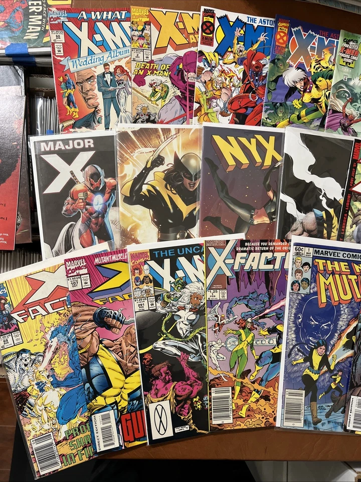 Mega Lot of 23 X Titles: VG+ to VF+ & Up X-men X-Factor, NYX More Marvel $9 Ship - Image 2 of 4