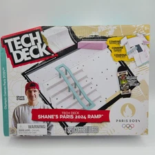 Tech Deck Shanes Ramp Fingerboard Playset Paris Olympics 2024 Spin Master