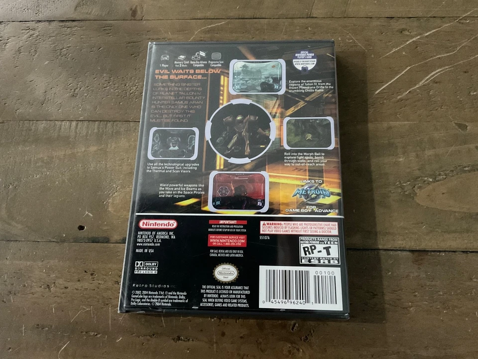 Nintendo GameCube Metroid Prime Game with Metroid Prime 2 Demo Game SEALED NEW - Image 2 of 2