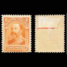6195 Newfoundland SG86 2c Orange 1897. Sc#81 Mi60 Mint MH. C£26