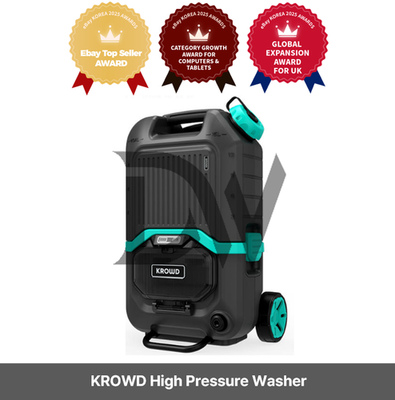 #ad #ad KROWD High Pressure Washer Wireless Injection Car Wash Hyper Aqua 40V $454.68