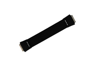 Richard Mille RM67-02 Small Black with White Stitch Elastic Strap