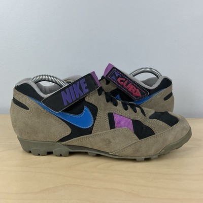 Vintage 90's Nike Men's Size 8.0 NGUBA Cycling Shoes Suede Beige