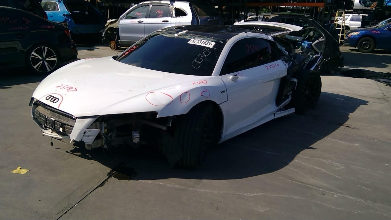 11 AUDI R8 5.2L V10 SECONDARY AIR PUMP LEFT SIDE OEM 420906601