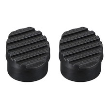 Ladder Non Slip Feet Mat 40mm ID 2Pcs Rubber Round Step Ladder Foot, Black