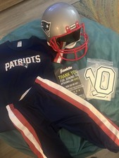 Boys Youth Small New England Patriots Entire Uniform W/ Iron On s
