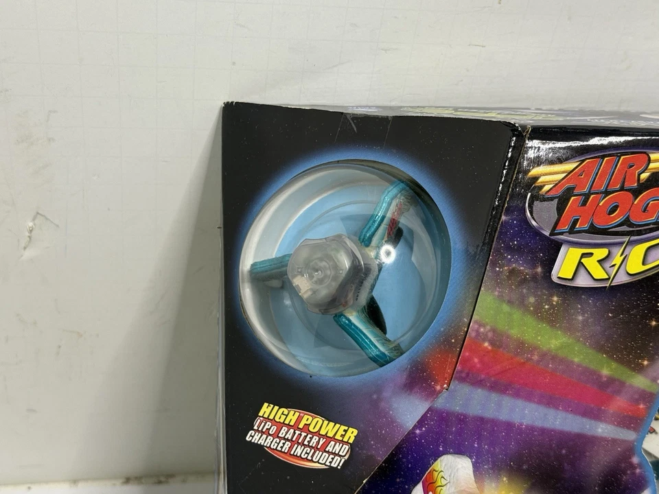 New Air Hogs RC Zipper Micro Sized Indoor Flying Light Up UFO NIB - Image 2 of 4