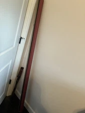 VTG George F. Cram Pull Down Map Physical Legend of World and U.S. 68"X55" 1950s