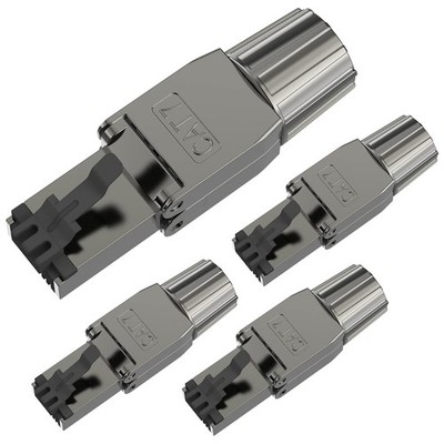 VCELINK RJ45 Stecker Werkzeuglos Cat 7 Cat6a, Netzwerkstecker POE++, Cat 7