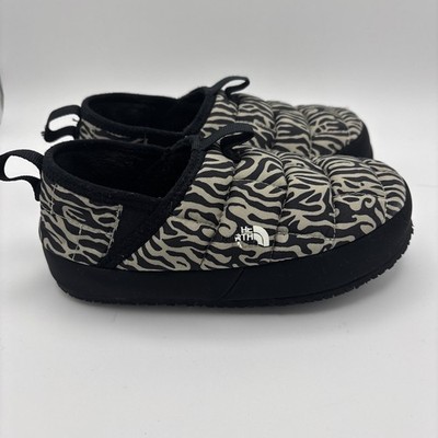 The North Face Kids ThermoBall Traction Mule II Shoe Size US 2 Zebra Print