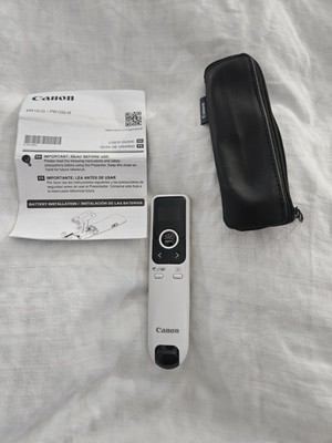  Canon PR100-R Wireless Presenter White w/ Case & Manual  
