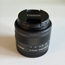 Canon EF-M 15-45mm f3.5-6.3 IS STM Black/Graphite Colour Lens