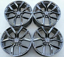 22 Wheels Fit Range Rover Land Rover 5x120 Svr Style Gloss Black 22x10 Set 4